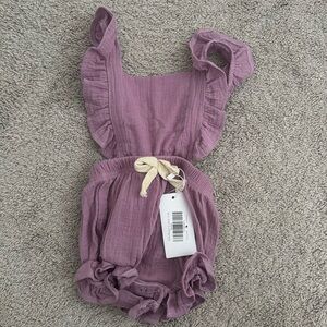 SOFIA ROMPER IN VIOLET brand new with tags 12-18 months smoke free pet free home